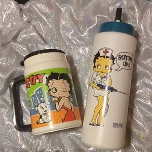 1997 & 1999 Betty Boop Drinking Cups